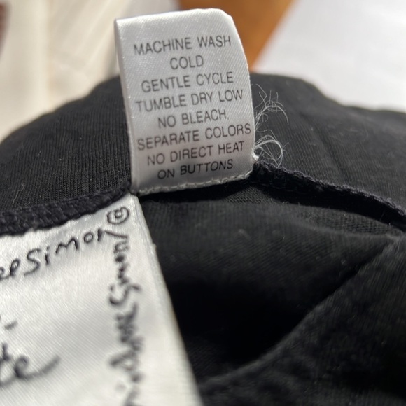 Michael Simon lite Button Cardigan embroidered flowers and flamingos sz S - Picture 4 of 8